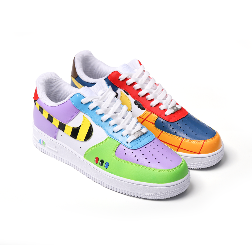 Hand-Painted Cartoon Art Air Force 1 | Custom Adventure Street Style