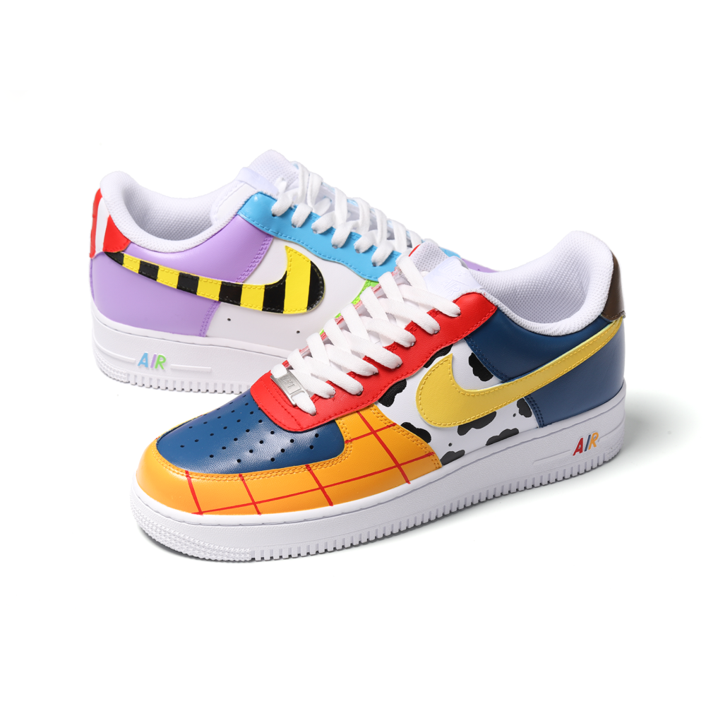 Hand-Painted Cartoon Art Air Force 1 | Custom Adventure Street Style