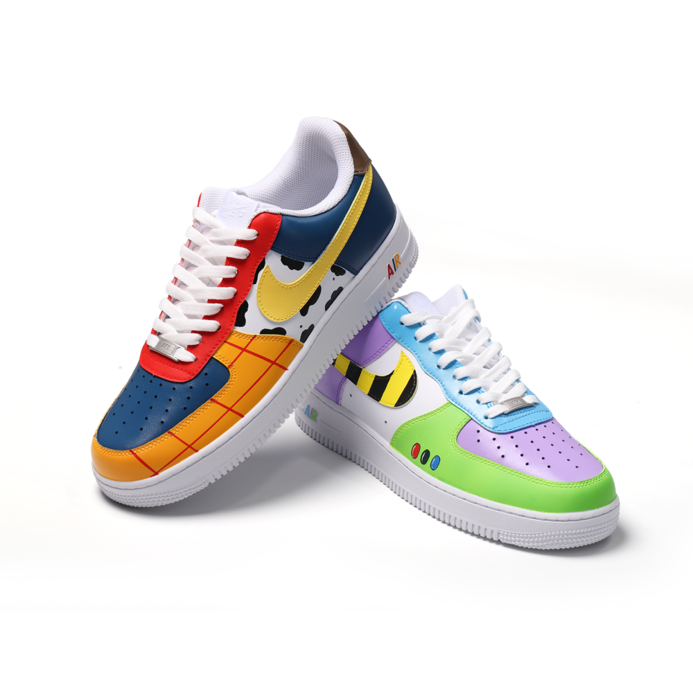 Hand-Painted Cartoon Art Air Force 1 | Custom Adventure Street Style