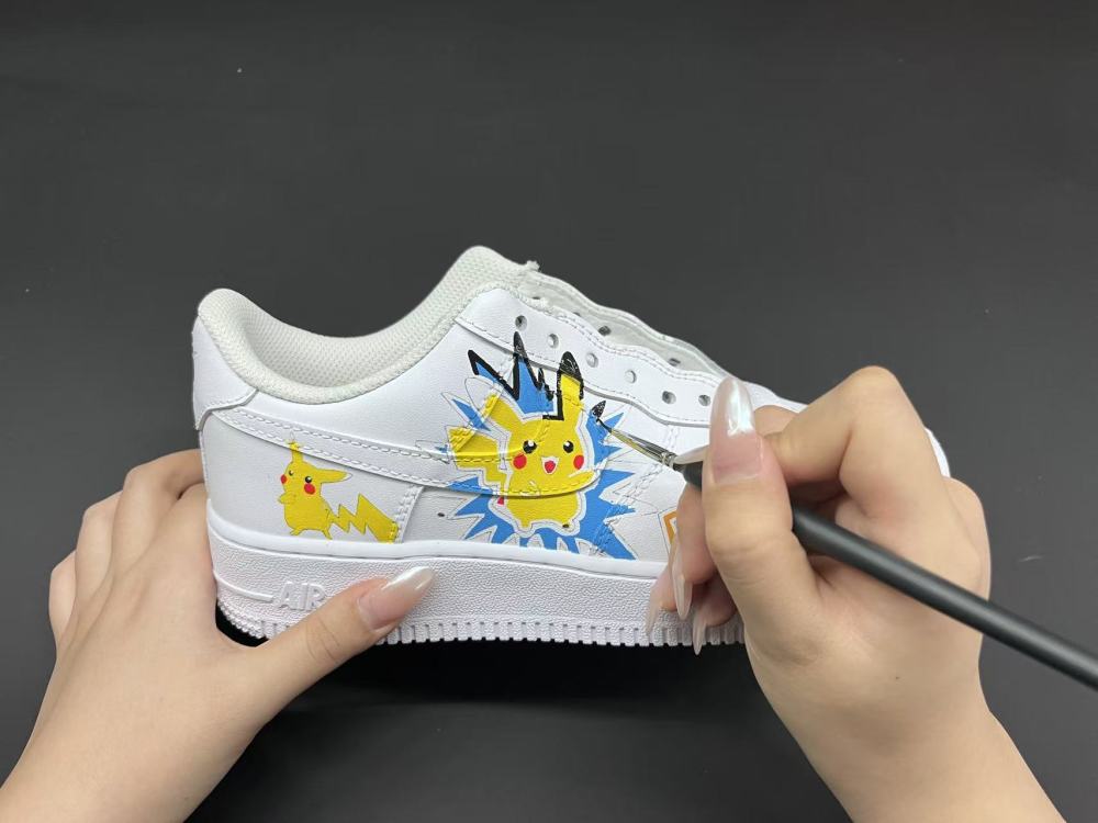 Custom Hand-Painted Cartoon Style Air Force 1 | Cute Art Streetwear