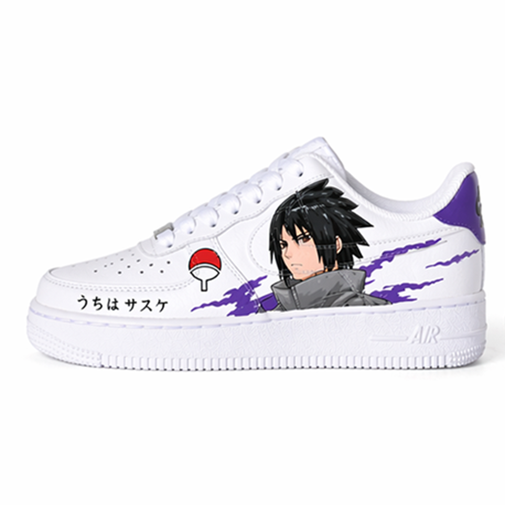 Custom Hand-Painted Anime Air Force 1 Sneakers – Naruto Inspired Streetwear Shoes for Men & Women