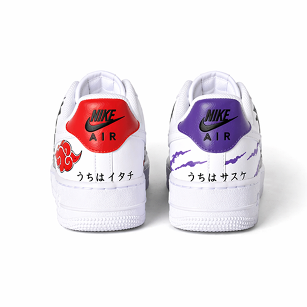 Custom Hand-Painted Anime Air Force 1 Sneakers – Naruto Inspired Streetwear Shoes for Men & Women