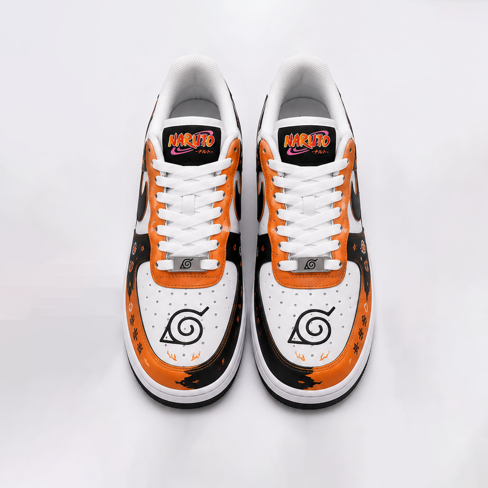 Naruto Akatsuki Custom Air Force 1 – Hand-Painted Anime Sneakers Featuring Naruto, Sasuke & Sakura