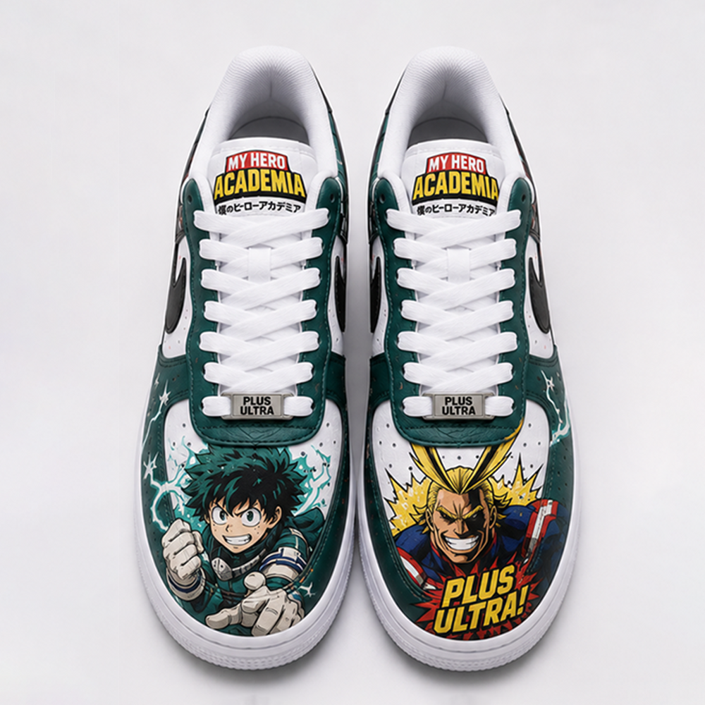 Custom Dragon Ball Z Air Force 1 Sneakers – Goku Anime Hand-Painted AF1 Shoes with Shenron & Z Fighters Design