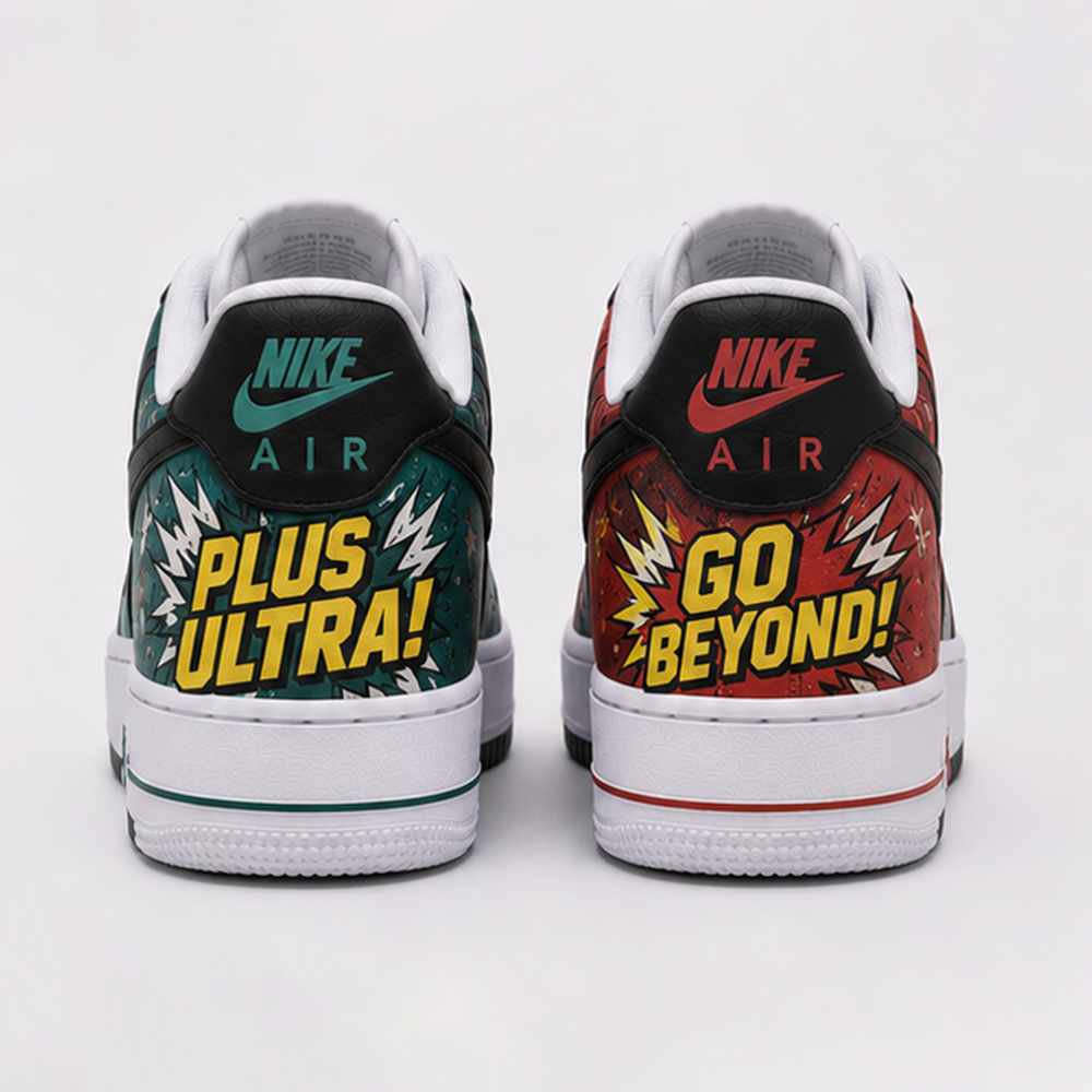 Custom Dragon Ball Z Air Force 1 Sneakers – Goku Anime Hand-Painted AF1 Shoes with Shenron & Z Fighters Design