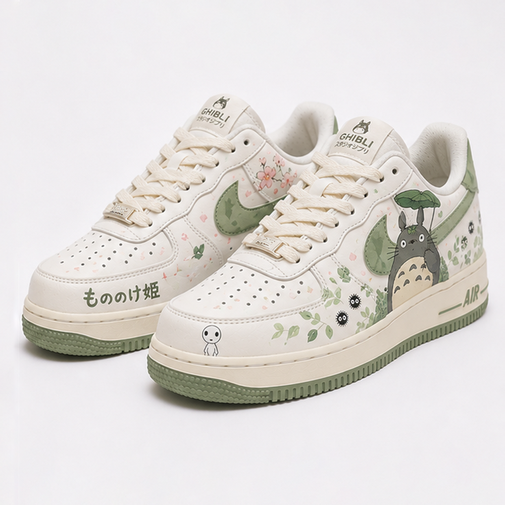 Custom Studio Ghibli Sneakers – Hand-Painted Kiki’s Delivery Service Air Force 1 Shoes