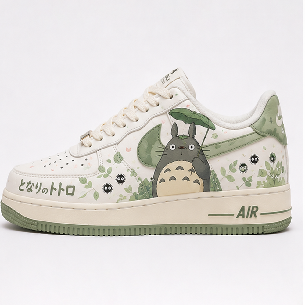 Custom Studio Ghibli Sneakers – Hand-Painted Kiki’s Delivery Service Air Force 1 Shoes