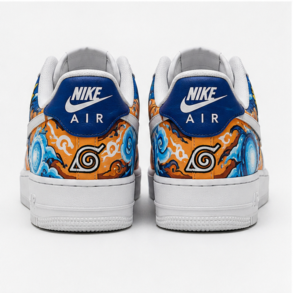 Custom Naruto Sneakers – Hand-Painted Naruto Uzumaki Air Force 1 Shoes