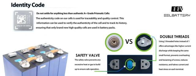 [ EVE-Prismatic LF314 MB31 ]  3.2V 314Ah Lifepo4 Battery A Grade Deep Cycle 10000 Times Lifepo4 314Ah Lithium Ion Battery For Power Storage