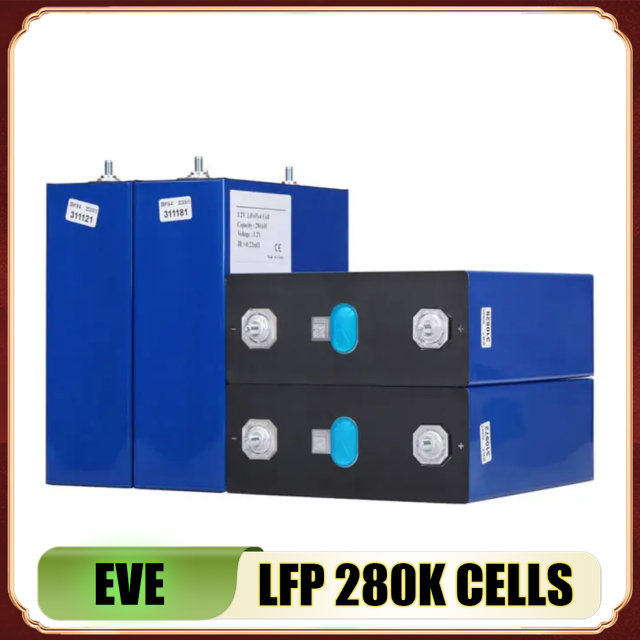 USA&EU STOCK [ EVE-Pristmatic LFP Cells -3.2V 280K ] Grade A New 8000 Cycles Prismatic Akku Lifepo4 280K Batteries For Energy Storage System