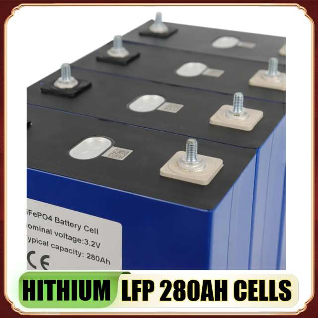 [ Hithium-Prismatic LFP Cell 3.2V 280Ah ] 10000 Cycle Life Solar Battery Lithium Ion Batteries For Solar System/Electric Power Systems