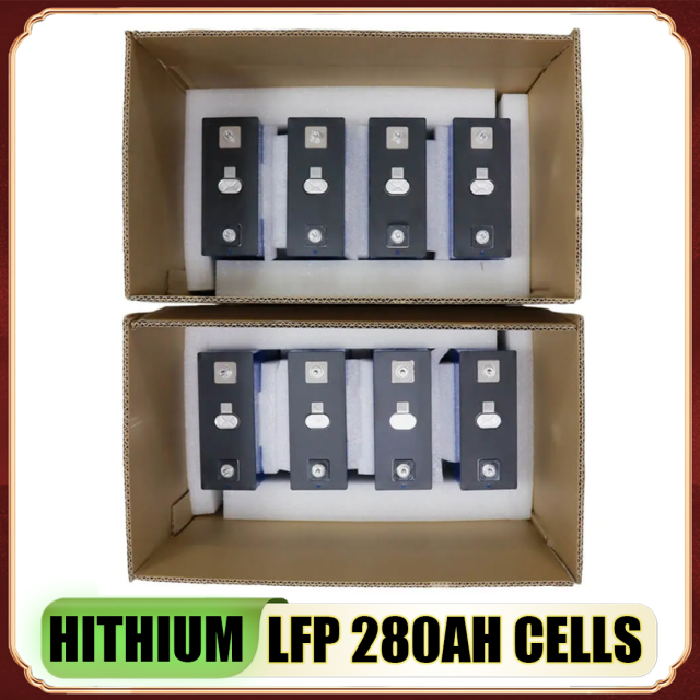 [ Hithium-Prismatic LFP Cell 3.2V 280Ah ] 10000 Cycle Life Solar Battery Lithium Ion Batteries For Solar System/Electric Power Systems
