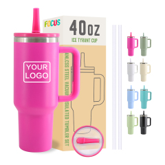 Custom Tumblers Bulk 40oz Leak-proof Flip Straw Wholesale Tumbler Manufacturer