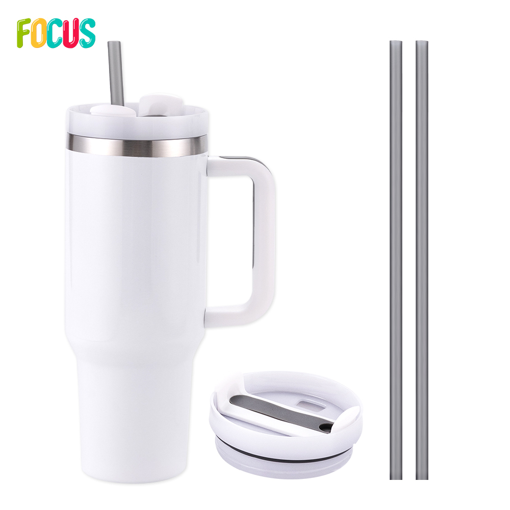 USA Warehouse Wholesale Tumbler Blanks 40oz White Sublimation Tumbler