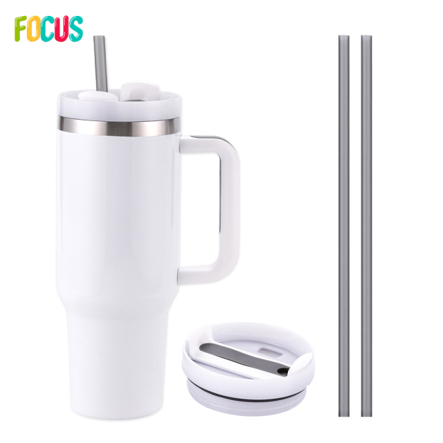 USA Warehouse Wholesale Tumbler Blanks 40oz White Sublimation Tumbler