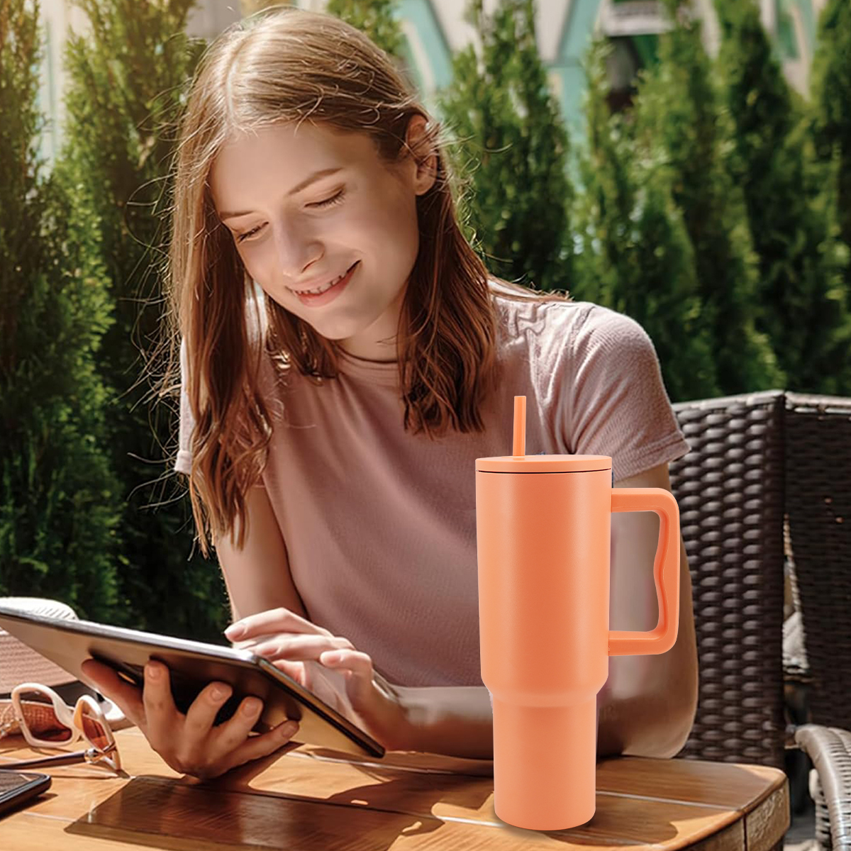 Custom Printed Drinkware 30oz Stainless Steel Tumbler Cups Bulk