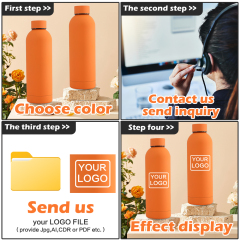 500ml Sport Water Bottles Rubber Painting Wholesale Tumbler Factory