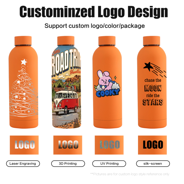 500ml Sport Water Bottles Rubber Painting Wholesale Tumbler Factory