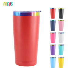 20oz Rainbow Plated Custom Drink Tumblers for Laser Engrave Wholesale Tumblers in Bulk