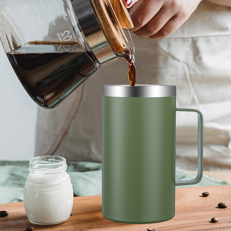 24oz Stainless Steel Tumbler Cups Bulk with Handle Custom Water Bottle in Chinese