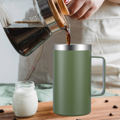 24oz Stainless Steel Tumbler Cups Bulk with Handle Custom Water Bottle in Chinese