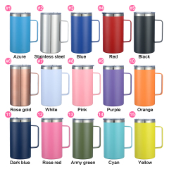 24oz Stainless Steel Tumbler Cups Bulk with Handle Custom Water Bottle in Chinese