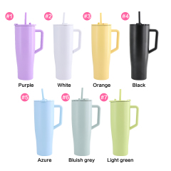 40oz Curved Custom Coffee Tumbler with Lid Wholesale Tumbler Factory