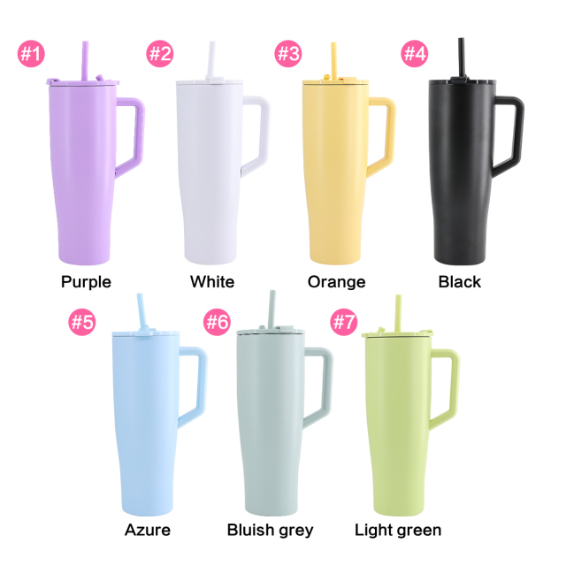 40oz Curved Custom Coffee Tumbler with Lid Wholesale Tumbler Factory