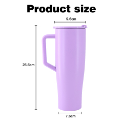 40oz Curved Custom Coffee Tumbler with Lid Wholesale Tumbler Factory