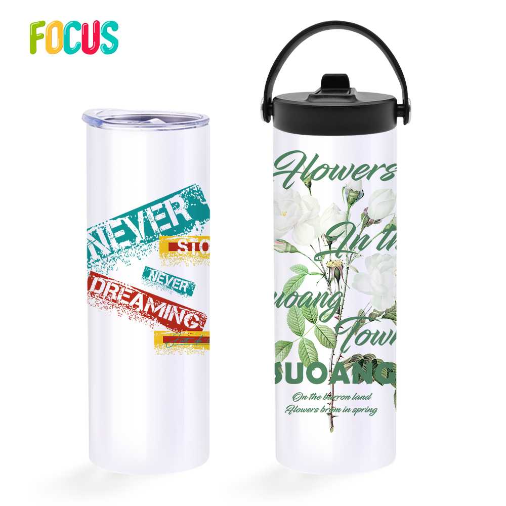 20oz Dual Lids Sublimation Tumbler Blank USA Tumbler Supplier Wholesaler