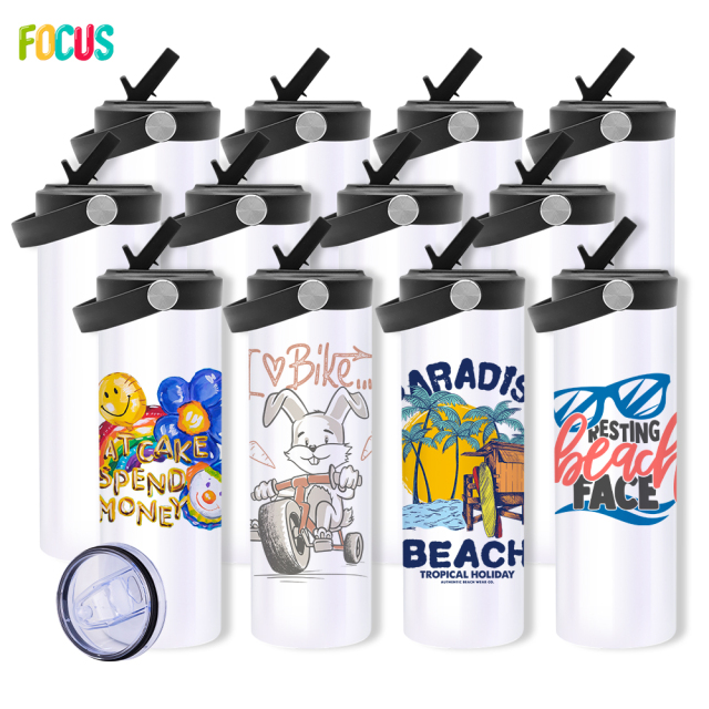 20oz Dual Lids Sublimation Tumbler Blank USA Tumbler Supplier Wholesaler