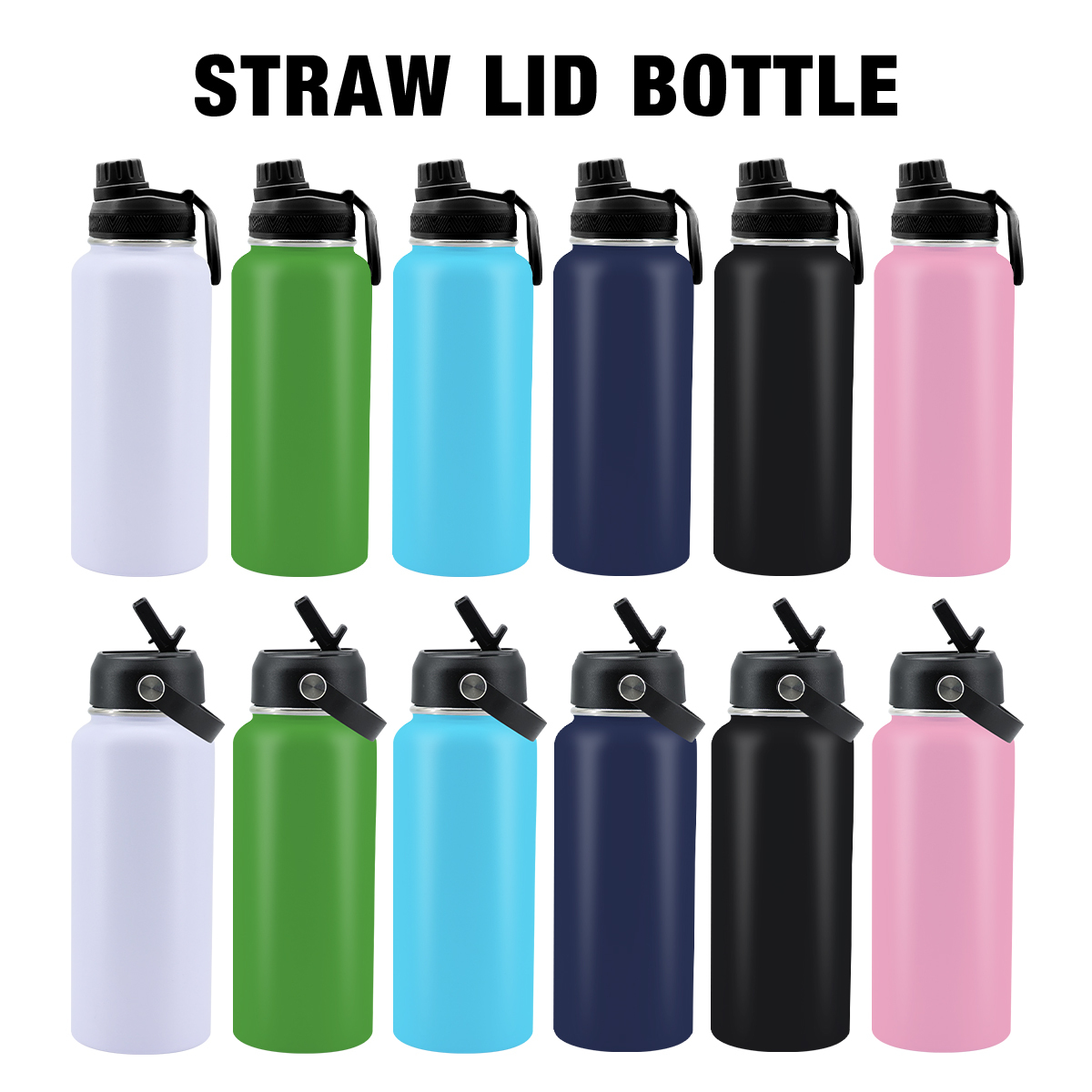 Custom Logo  32 oz Sport Water Bottles