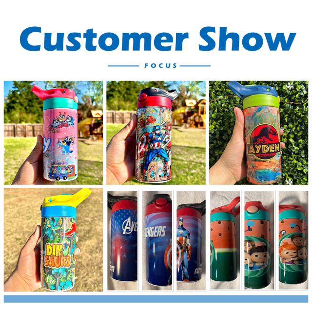 12oz Kids Straight Sublimation Blank Wholesale Sublimation Tumblers
