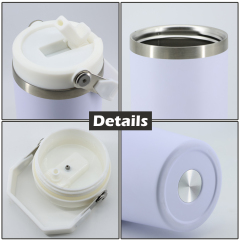 USA tumbler Supplier 20oz White Sublimation Tumbler with Handle for Kids