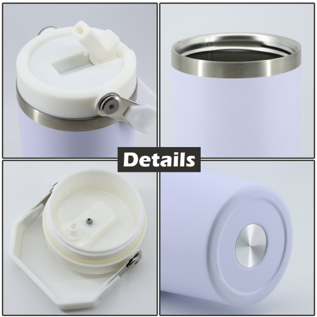 USA tumbler Supplier 20oz White Sublimation Tumbler with Handle for Kids