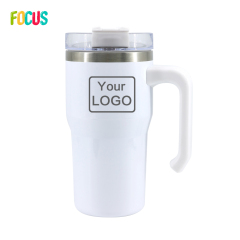 20oz Sublimation Blank Insulation Cup Stainless Steel Double Wall Insulated Tumbler Travel Mugs with Handle
