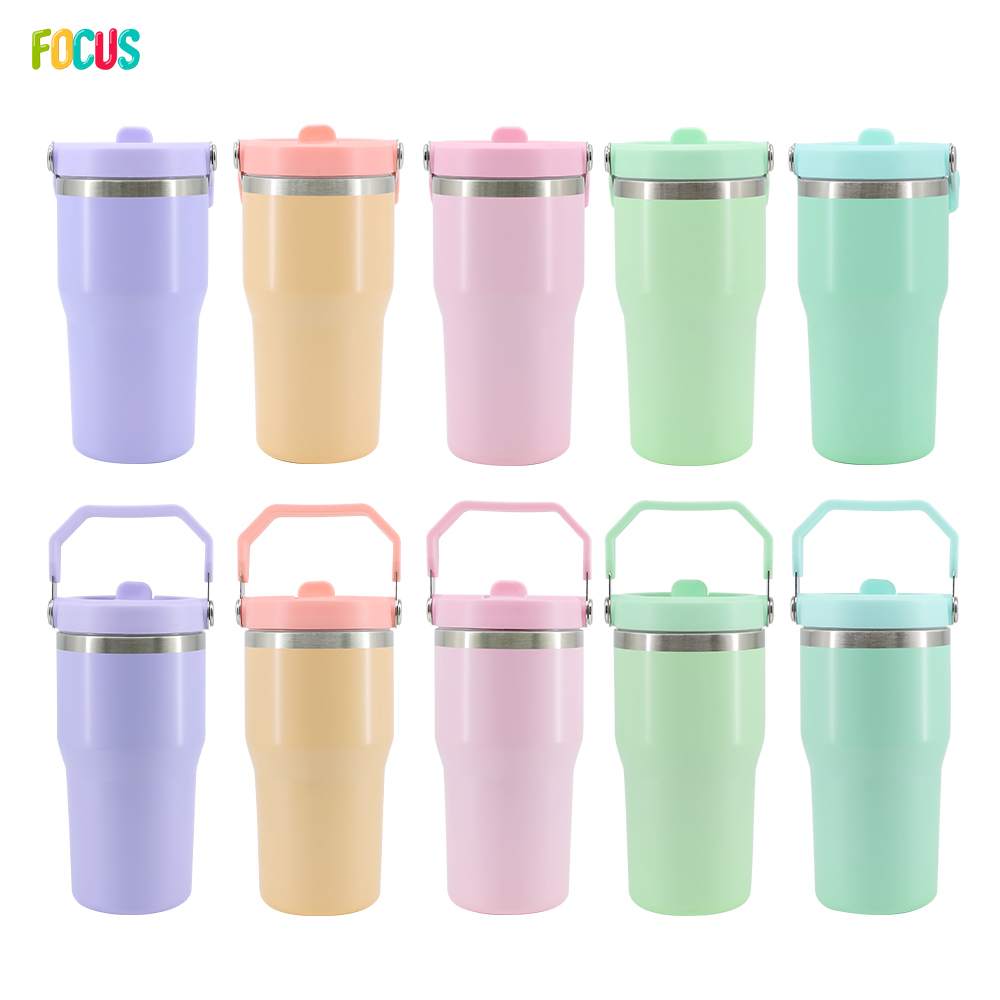 USA Tumbler Supplier Macaron Mixed Color 20oz Sublimation Tumbler Blank