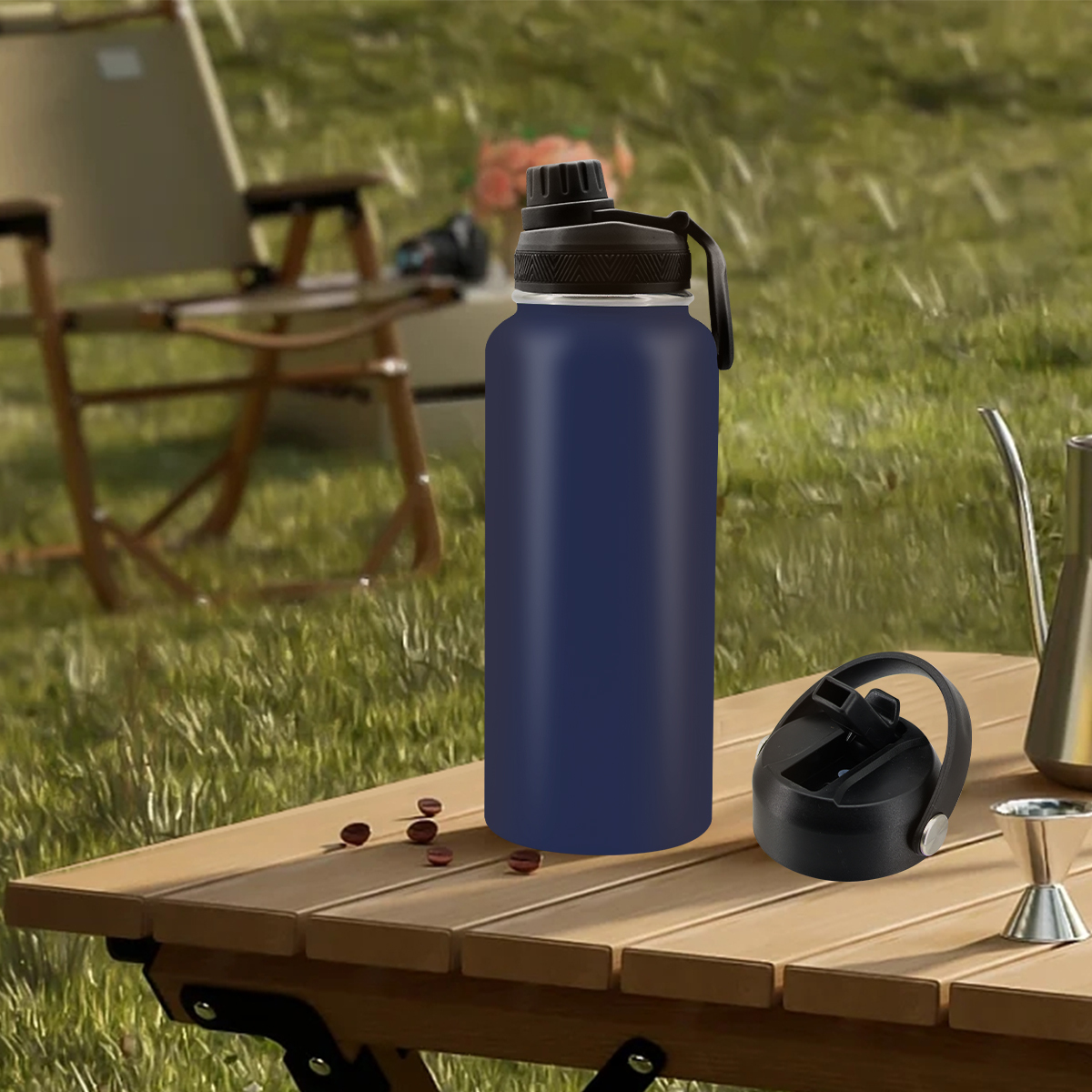 Customized Logo 32 oz Water Bottle Stainless Steel Insulated Tumbler