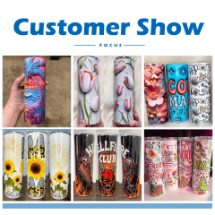 USA Tumbler Supplier Wholesaler 20oz White Straight Glossy Sublimation Tumbler