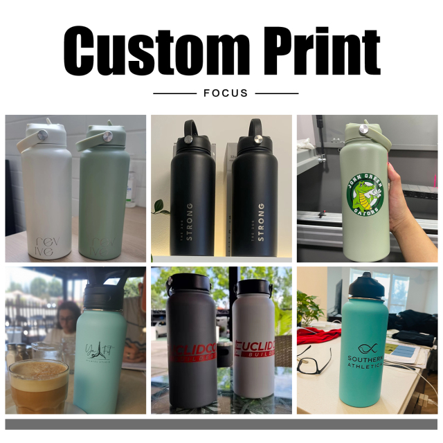 Custom Logo  32 oz Sport Water Bottles