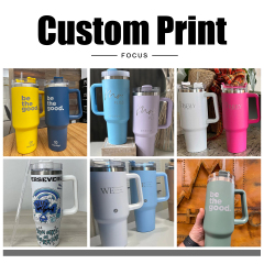 Custom Tumblers with Logo Bulk 40 oz Tumbler With Handle Wholesale Tumbler Cups H1.0