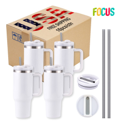 USA Warehouse Wholesale Tumbler Blanks 40oz White Sublimation Tumbler