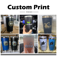 20oz Custom Tumbler with Logo UV Print  Wholesale Tumbler Factory