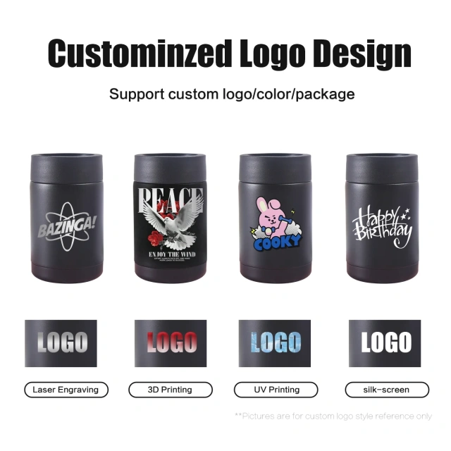 14oz 4 in 1 Can Cooler Mug with Beer Opener Drinkware Wholesale Supplier