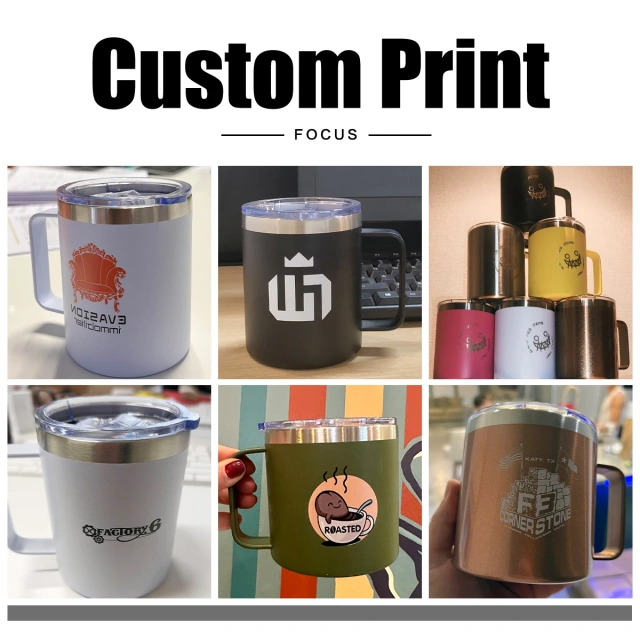Custom tumbler cups 12OZ Coffee Camping Mug Wholesale Tumbler Cups
