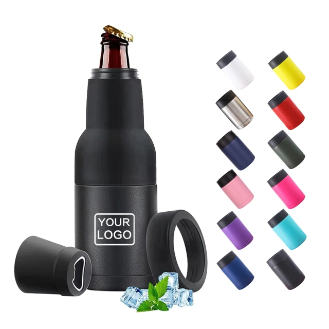 Stainless Steel Insulated Tumbler 14OZ Custom Can Cooler