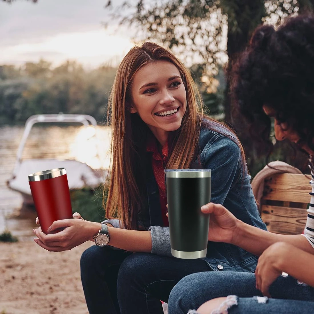 Custom Coffee Tumbler 20oz YETIstyle Stainless Steel Tumbler Cups Bulk