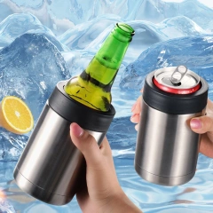 14oz 4 in 1 Can Cooler Mug with Beer Opener Drinkware Wholesale Supplier