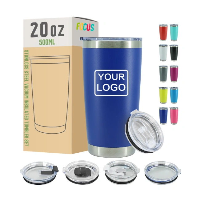 Custom Coffee Tumbler 20oz YETIstyle Stainless Steel Tumbler Cups Bulk