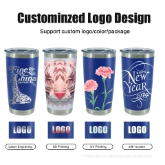 Custom Coffee Tumbler 20oz YETIstyle Stainless Steel Tumbler Cups Bulk